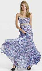 Cheap long summer floral dress