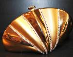 1920's style gold shell bag