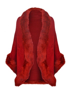 23_Voy 23 9408 Faux fur cape 24.5